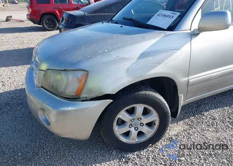 2003 Toyota Highlander V6 из США, поврежденный, VIN JTEHF21A030125195